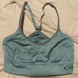 Champion Women's Grey and Blue Bra